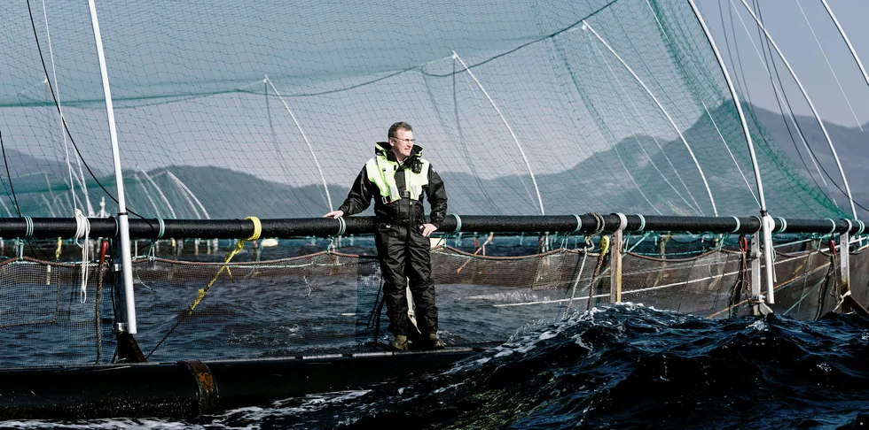 Konsernsjef Andreas Kvame i Grieg Seafood har ikke gode nyheter.