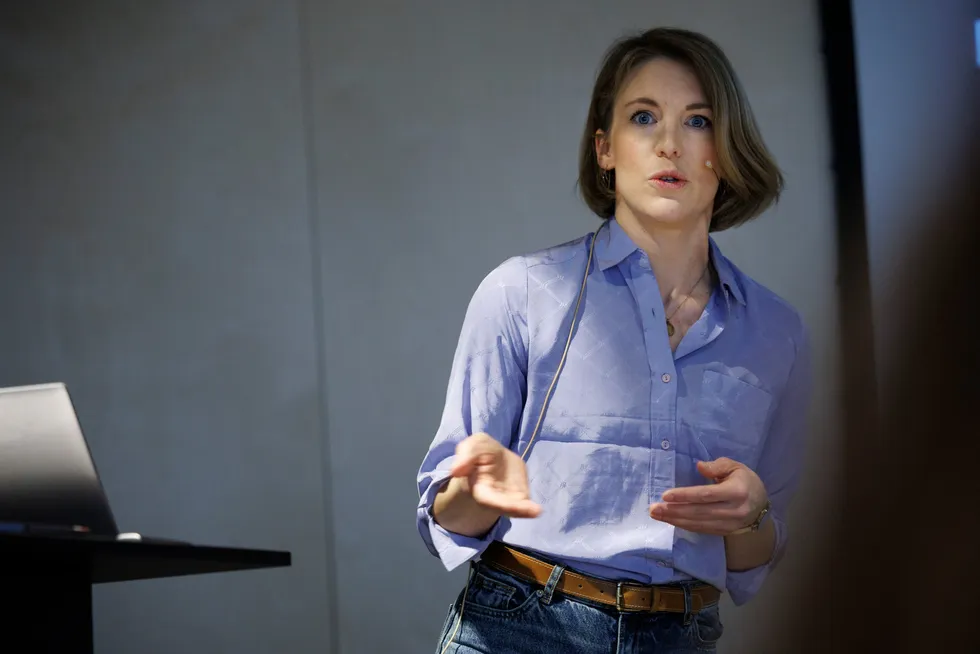 Kari Elisabeth Kaski (SV), her avbildet ved en tidligere anledning.