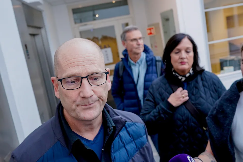 Steffen Handal, leder i Utdanningsforbundet, er egentlig enda surere enn han ser ut på dette bildet. Tirsdag stoppet regjeringen lærerstreiken med tvungen lønnsnemnd.