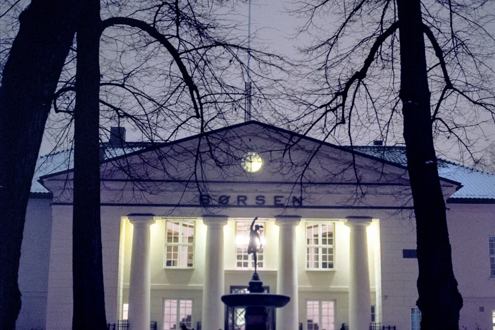 Børsen i Oslo.
