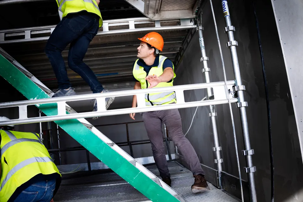 Netthandelsgründer Gustav Jebsen står bak 360 Logistics. Det unge selskapet bygger et stort lager i Drøbak.