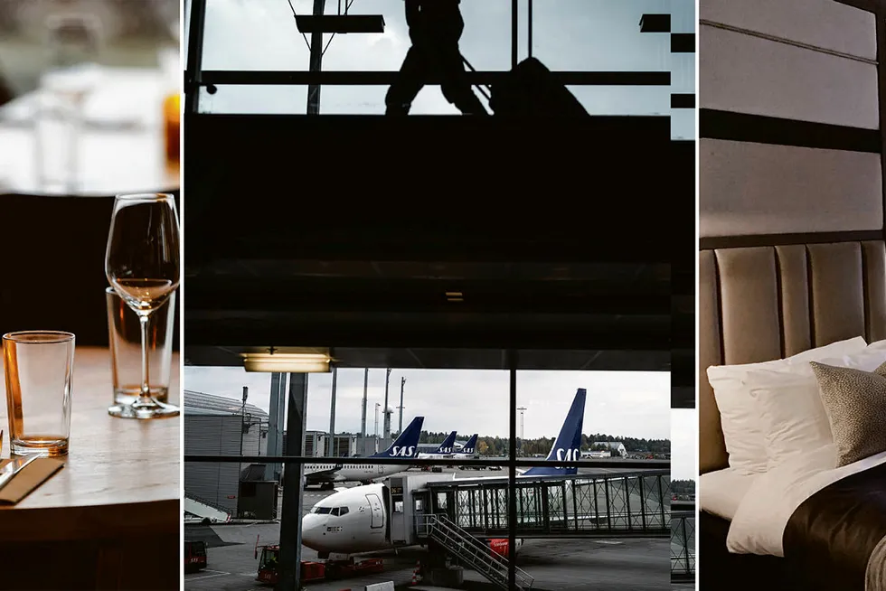 Serveringsbransjen, flyselskaper og overnattingssteder er blant dem som rammes hardest av koronakrisen.