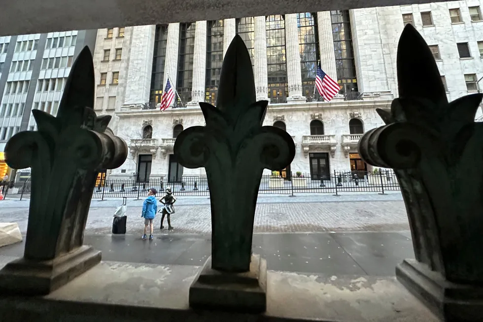 Det er tunge dager her på New York-børsen for tiden.