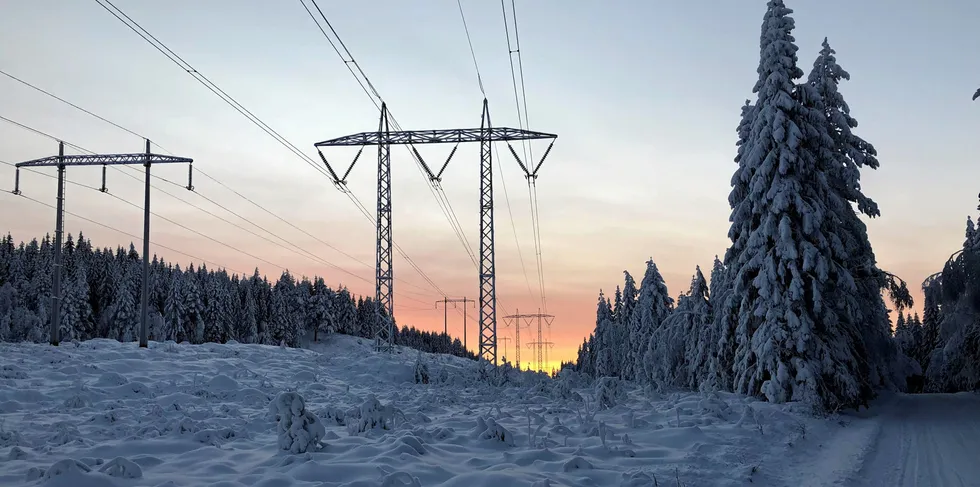 Kraftmast - Nordmarka. Kraftmast - Nordmarka.