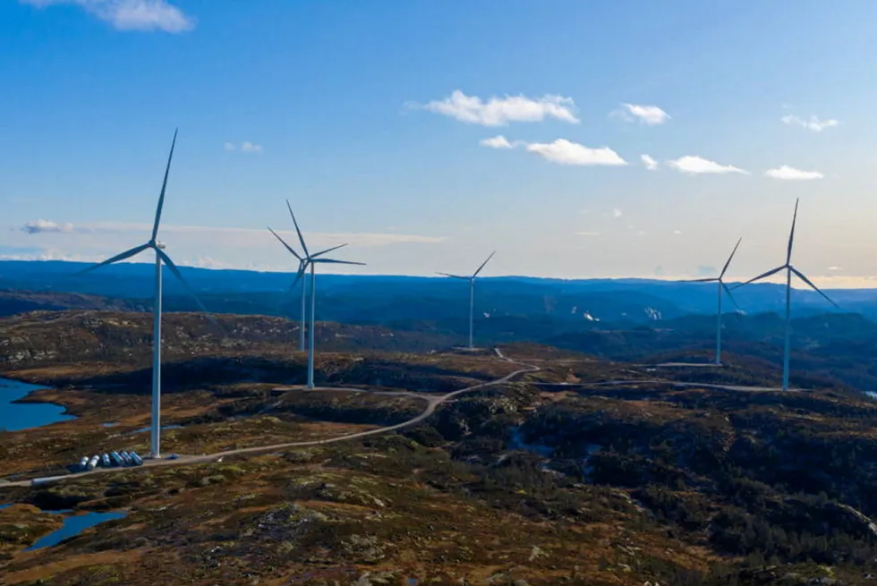 Tonstad vindkraftverk er Norges fjerde største, målt i effekt.