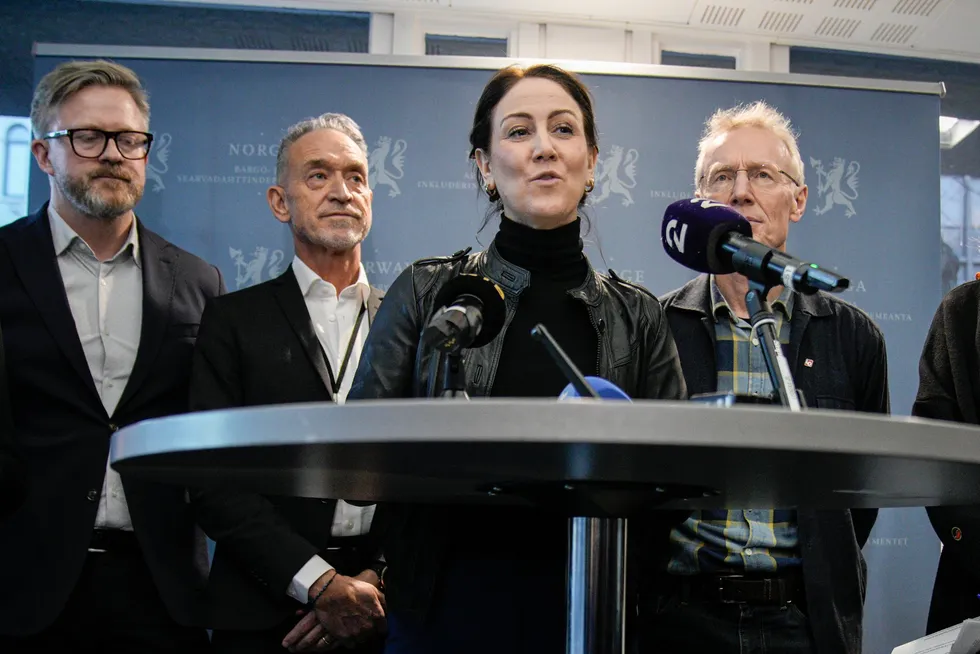 Arbeidsminister Tonje Brenna presenterte den nye IA-avtalen onsdag ettermiddag.