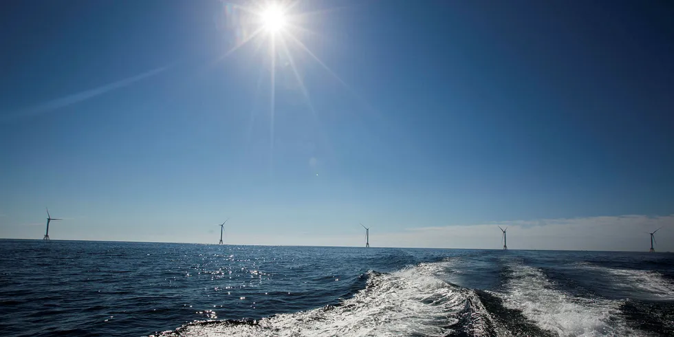 Deepwater Wind's Block Island wind farm. Photo: Scott Eisen/Getty Images
