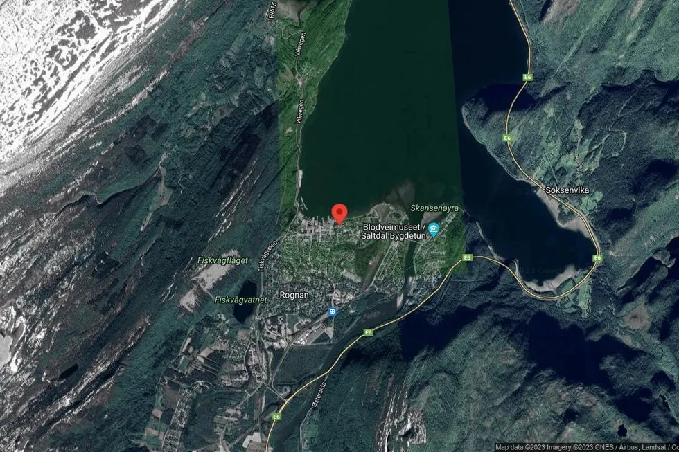 Området rundt Sandbakkveien 8F, Saltdal, Nordland