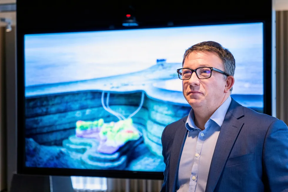 Pleased: Aker BP’s chief executive Karl Johnny Hersvik is aiming for growth