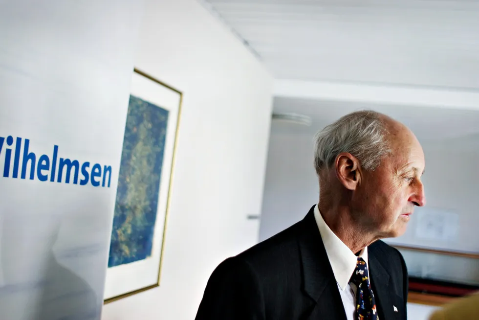 Nå avdøde Wilhelm Wilhelmsen var selve nestoren i norsk shipping og en av de siste klassiske rederne.