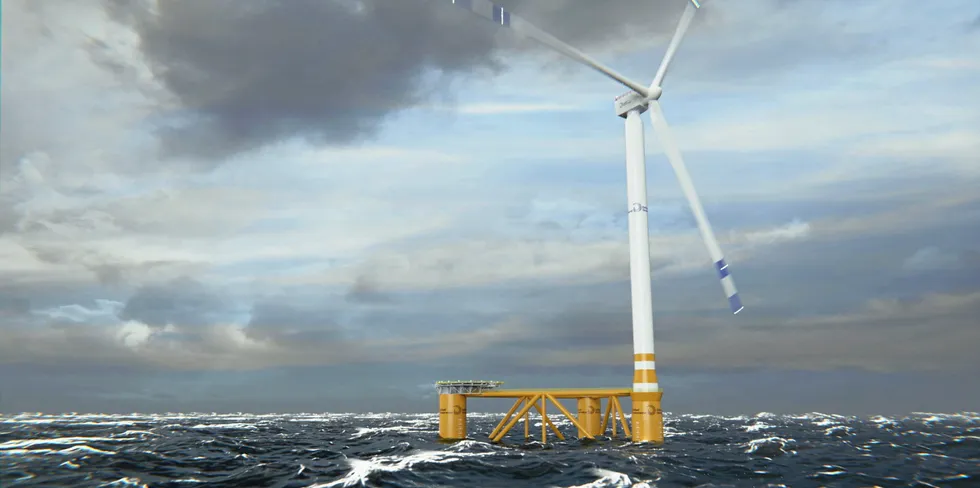 Dagen etter at Hywind Tampen begynte å produsere strøm for aller første gang, kommer TGS med en ny rapport om flytende havvind.