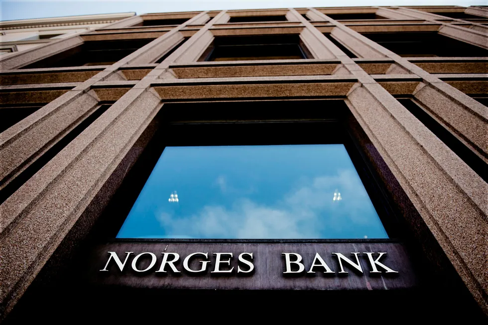 Oljefondet forvaltes fra Norges Bank i Oslo. Foto: Fartein Rudjord