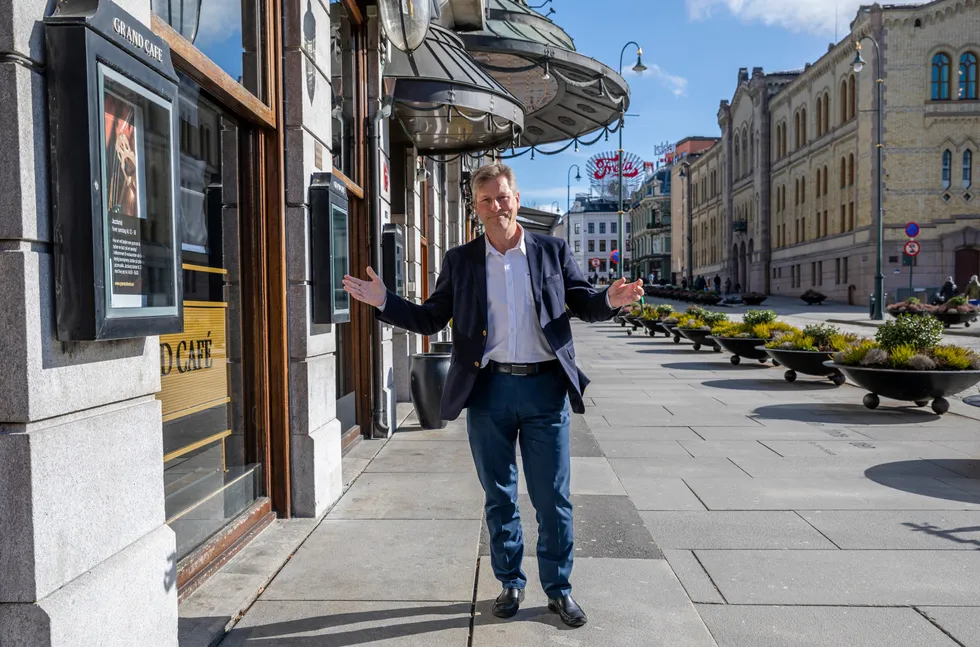 Administrerende direktør Bjørn Næss i Oslo Handelsstand Forening mener det er full krise i handelsnæringen.