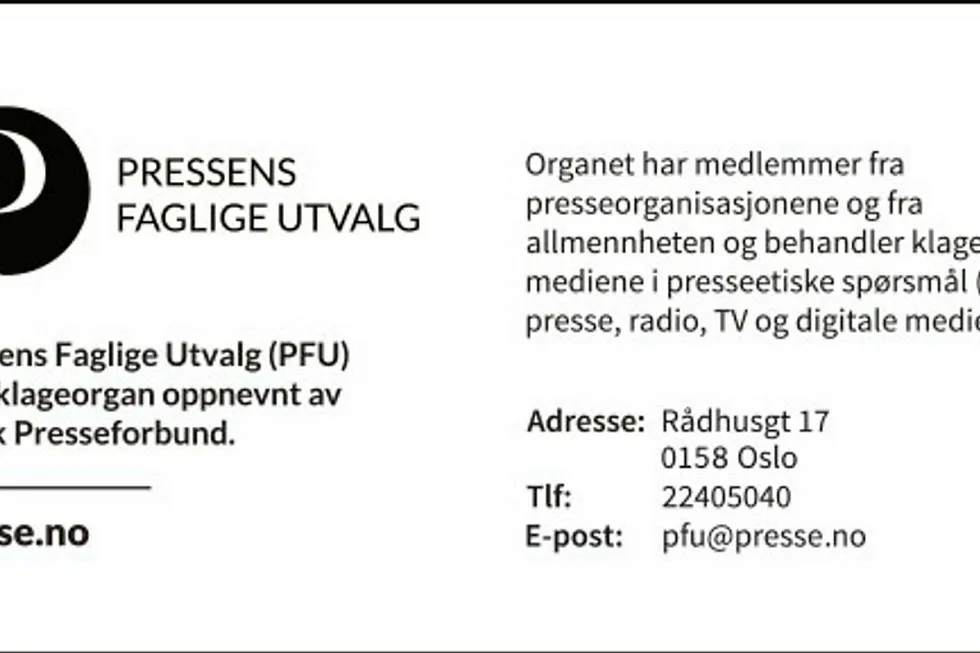 Kritikk av Dagens Næringsliv i PFU
