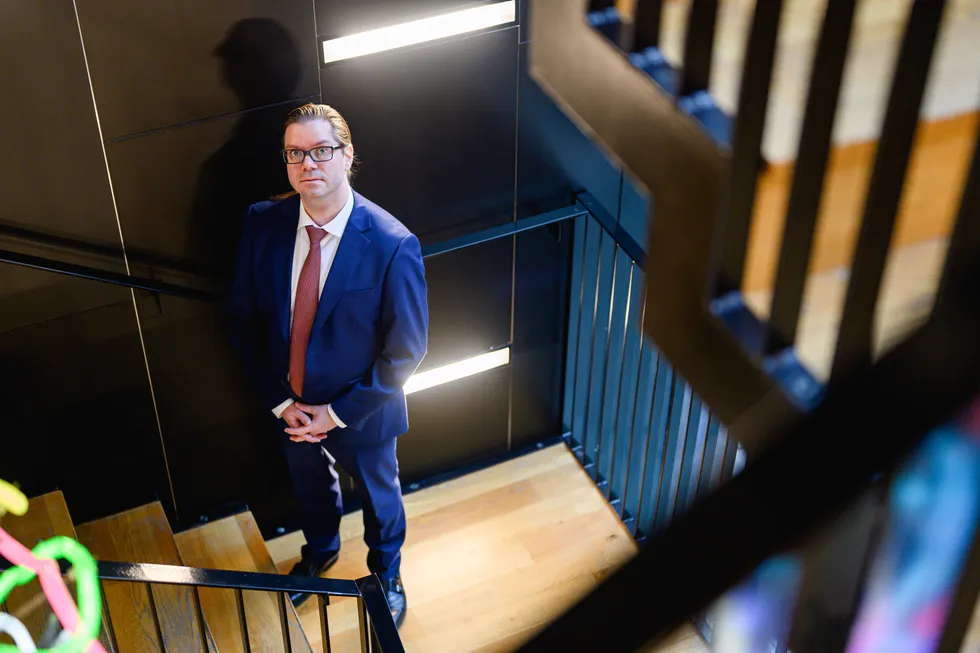 Marius Gonsholt Hov, sjeføkonom i Handelsbanken. Foto: Fartein Rudjord