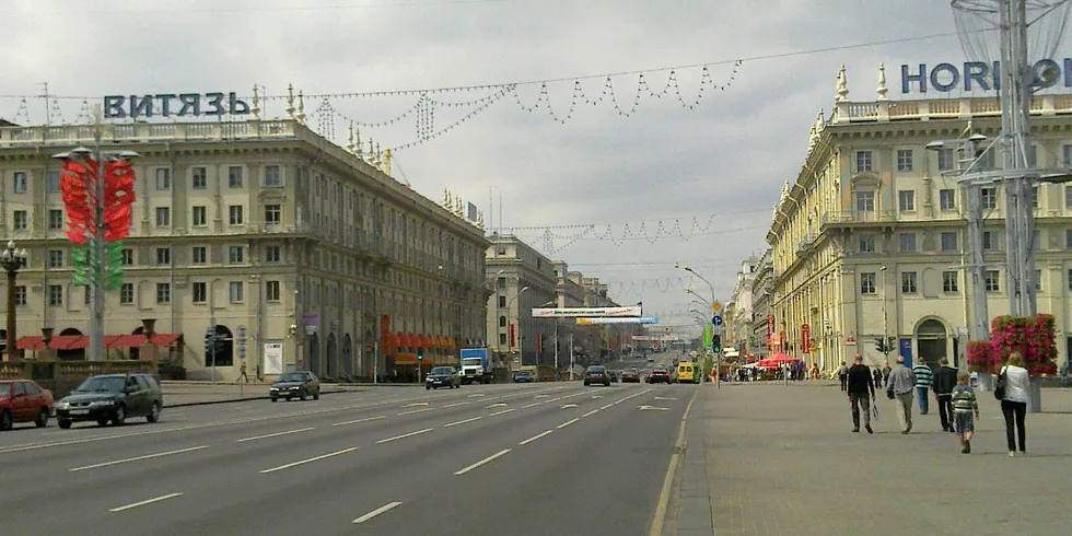 Minsk er hovedstaden i Hviterussland. (Illustrasjonsbilde fra 2010)