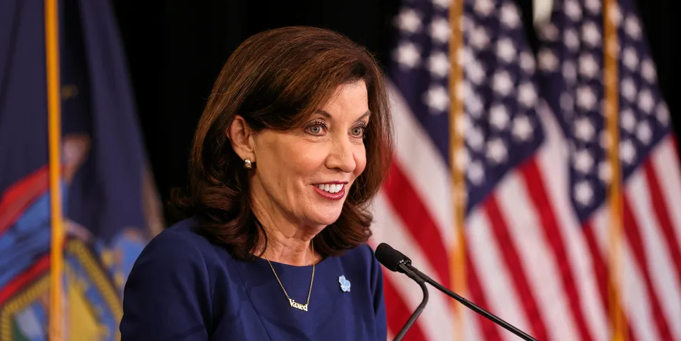 New York State Governor Kathy Hochul.