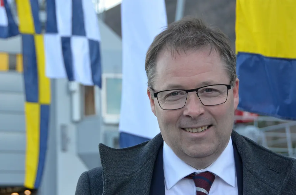 Forsvarsminister Bjørn Arild Gram.