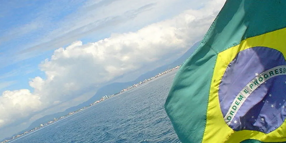 . Brazil flag.