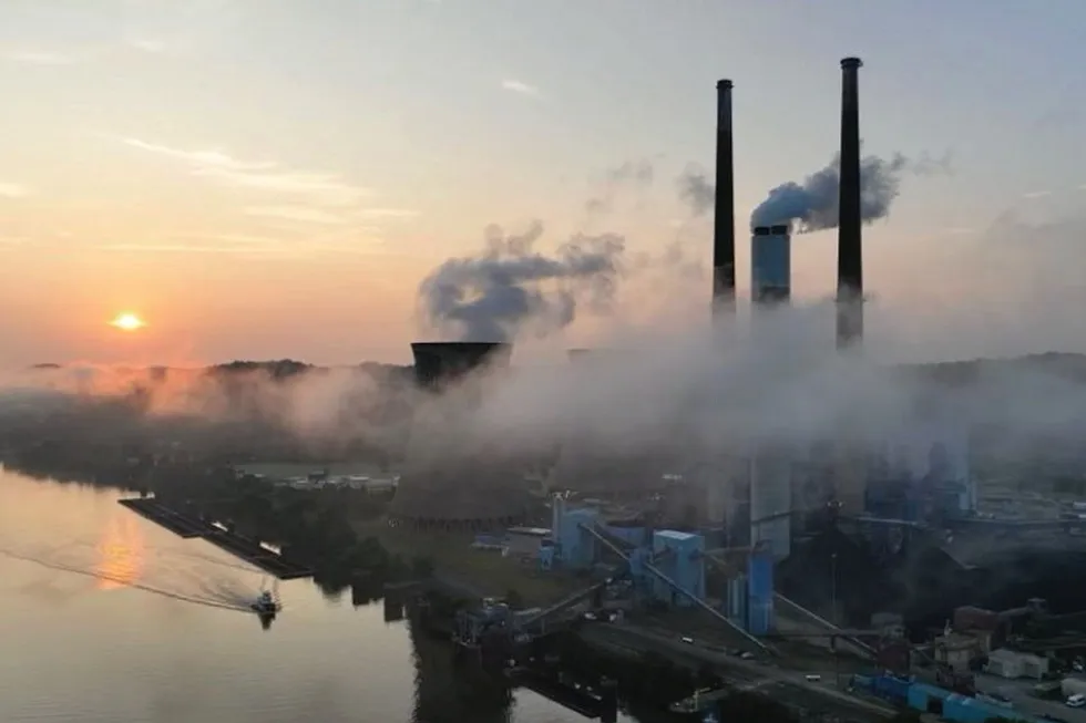 Pleasants Power Station in West Virginia.