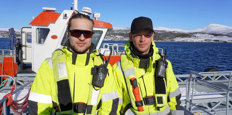 Arbeidsfolk som ikke liker grunnrenteskatten: Brage Hernes Gåsvær (t.v.) og Mats Karlsen.