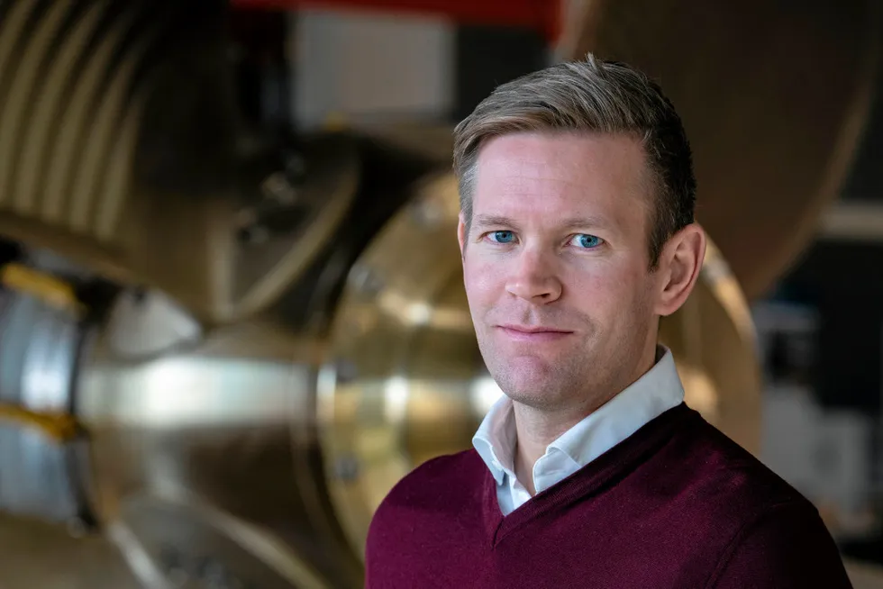 Konsernsjef Kåre Øyvind Vassdal, i det maritime industriselskapet Brunvoll.