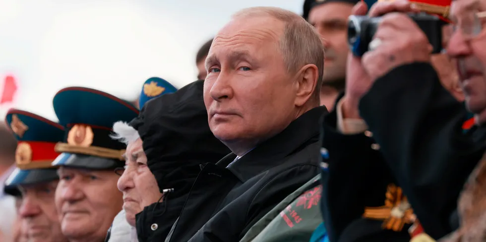 Russlands president Vladimir Putin. Russland stoppet klokka 06.00 lørdag morgen strømleveransen til Finland, ifølge statistikken fra Nord Pool.