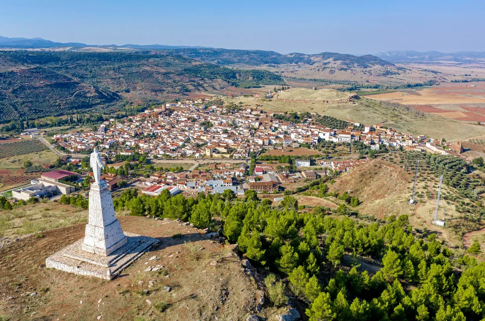 A view of the town of Alcaraz in the central Spanish of Albacete.