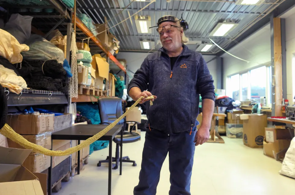 Jan Kåre Uthaug er primus motor og daglig leder i Norsk fletteri AS.