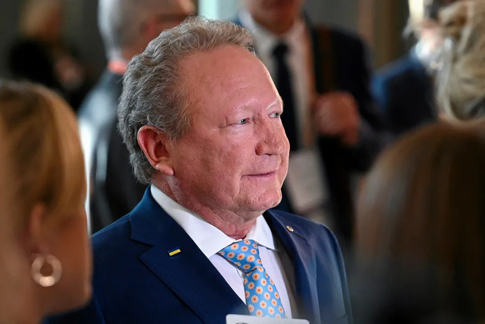 Andrew Forrest, chairman of Fortescue.