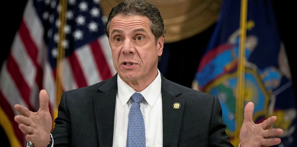 New York governor Andrew Cuomo