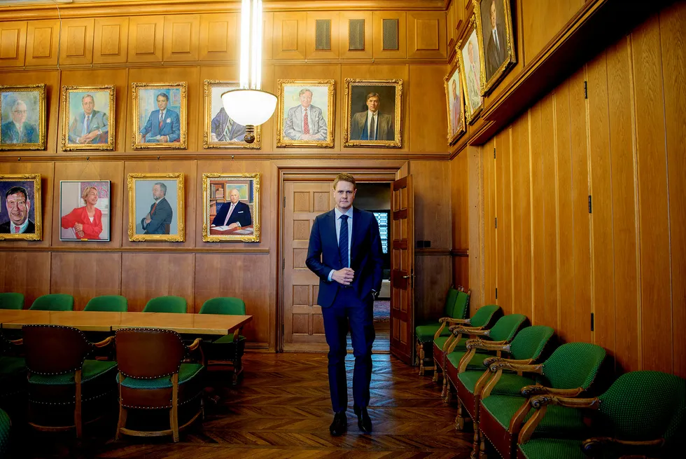 Rederiforbundets sjef Harald Solberg har en travel uke. Foto: Mikaela Berg