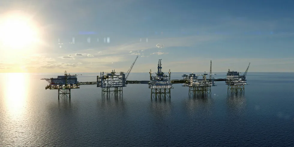 Elektrifisering: Kraft fra land skal gå via Johan Sverdrup-feltet til flere andre felt på Utsirahøyden.