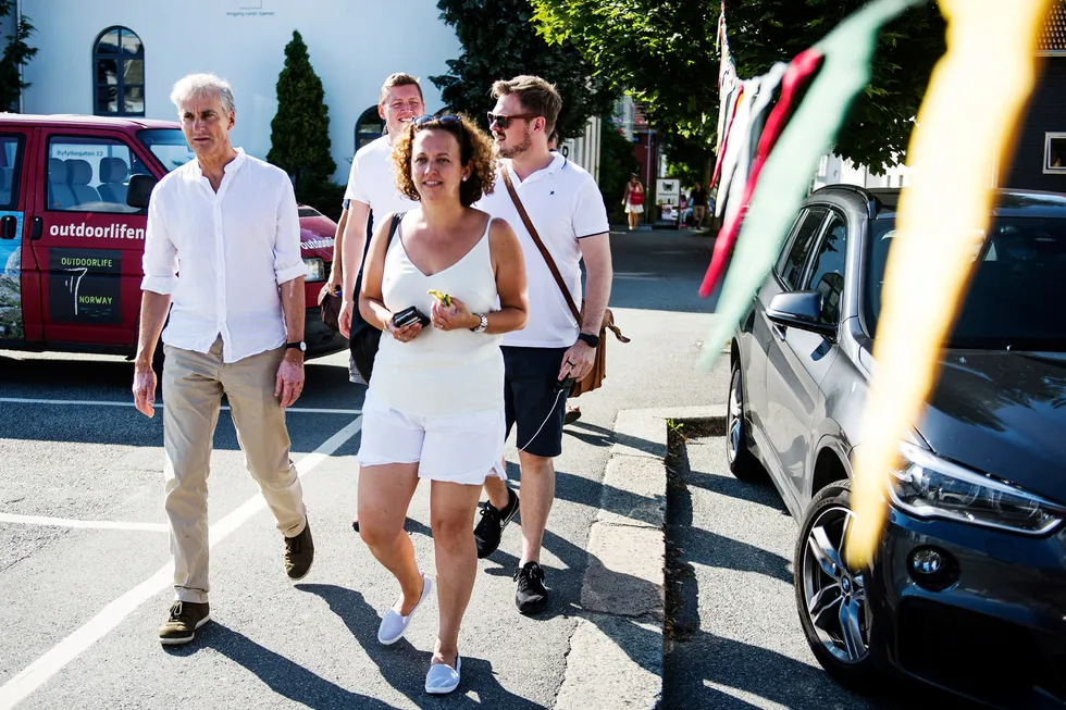 Jonas Gahr Støre bruker primært påtroppende stabssjef på Statsministerens kontor, Kristine Kallset, til å utføre bakgrunnssjekker av potensielle statsråder. Her fra et arrangement i Stavanger i 2019, da hun var assisterende partisekretær.