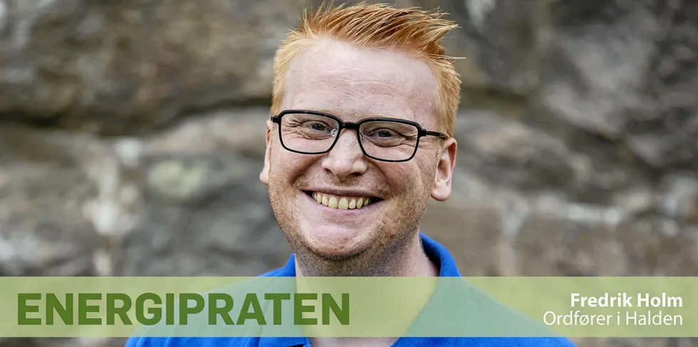 Ordfører Fredrik Holm er nok mest kjent utenfor Halden som leder av organisasjonen Norske kjernekraftkommuner.