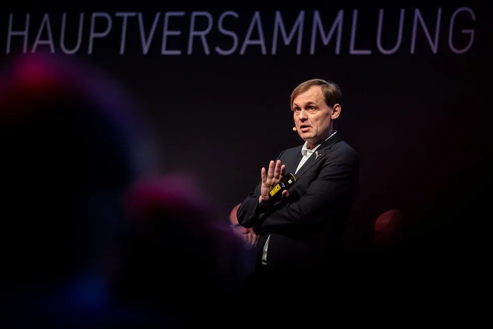 Norske Bjørn Gulden tok nylig over som sjef for sportsgiganten Adidas, etter å ha ledet erkerivalen Puma i en årrekke. Bildet er tatt i 2019.