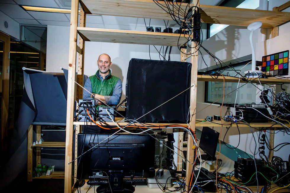 Norske Huddly leverer kameraene til Googles nye videokonferanseløsning. – En unik avtale, sier administrerende direktør Jonas Rinde. Foto: Gunnar Blöndal