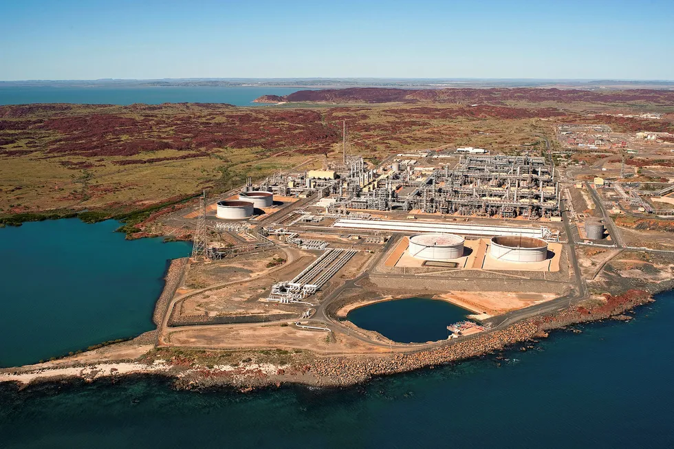M&A activity: Chevron's stake in the North West Shelf LNG facilities is one of the prized assets up for sale in Australia