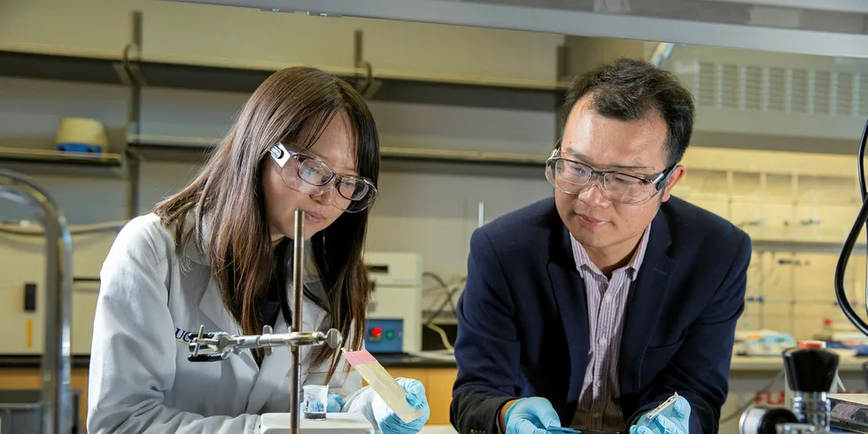 Gjenbruk: Hovedforfatter Yang Shi and Professor Zheng Chen fra UC San Diego har utviklet en metode for å gjenvinne og regenerere katoder fra brukte litium-ion-batterier.