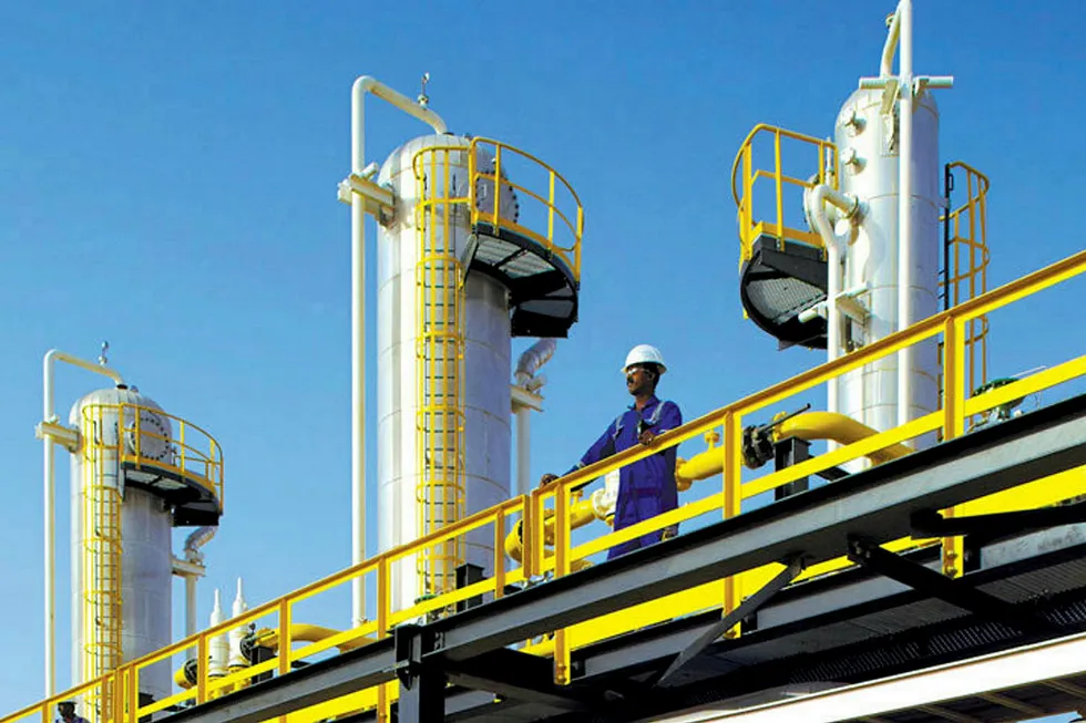 Uncertainty: a Genel worker in Iraqi Kurdistan where the company has slowed spending amid the Covid-19 crisis