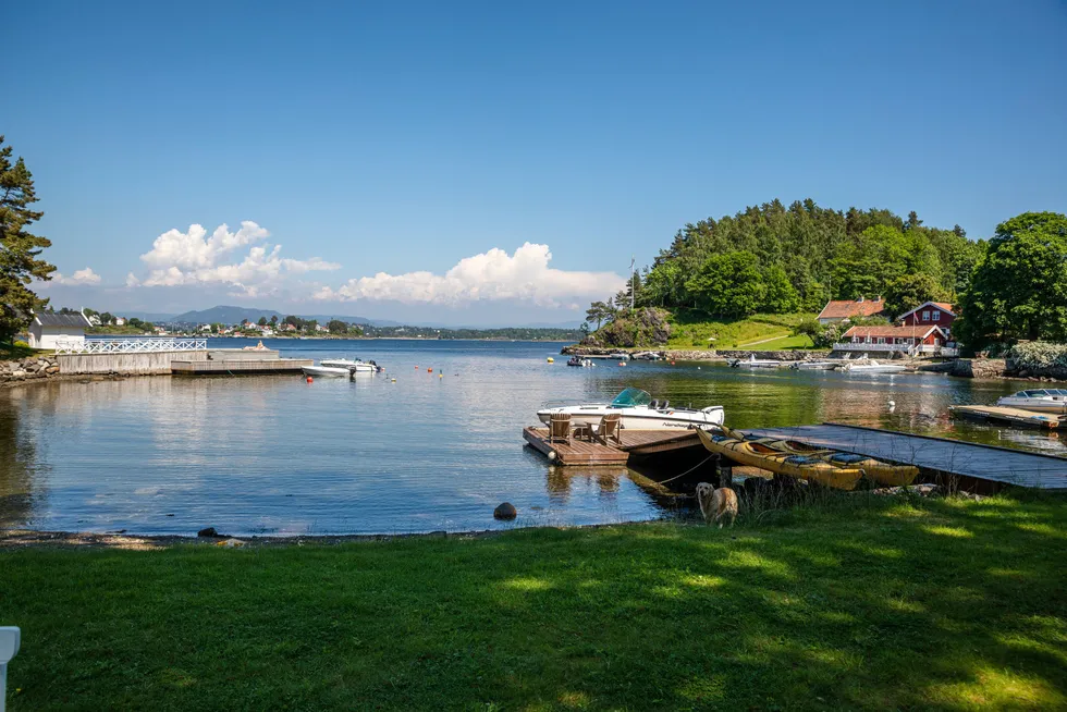 Sjøhyttemarkedet har opplevd en omsetningsvekst på 29 prosent første halvår sammenlignet med samme periode i fjor. Illustrasjonsfoto fra hytteøya Bjerkøya i Asker kommune.