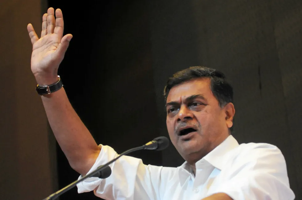 Indian power minister RK Singh.
