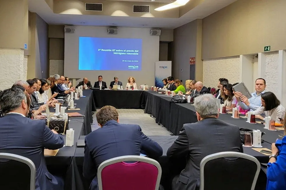 A meeting of the renewable hydrogen working group behind the IBHYX index.