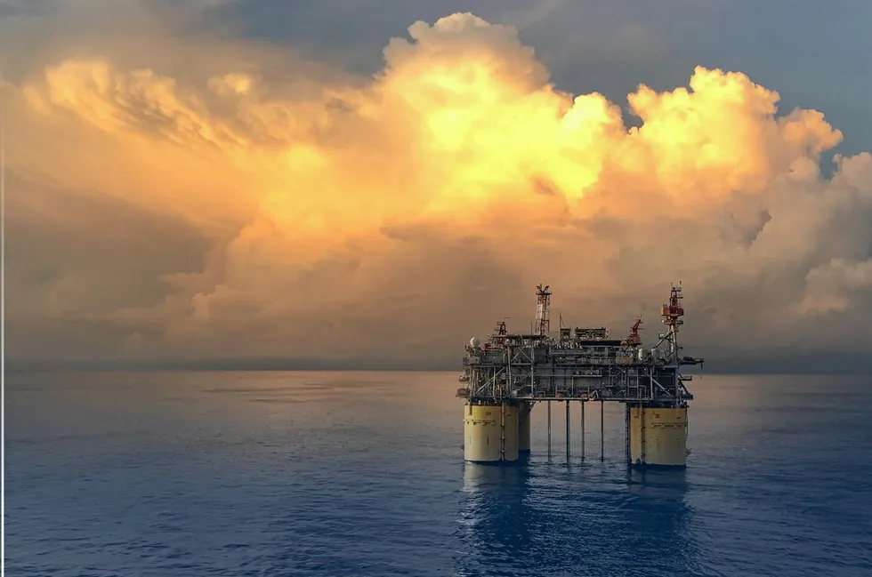 One of Talos Energy's offshore production platforms in the US Gulf of Mexico.