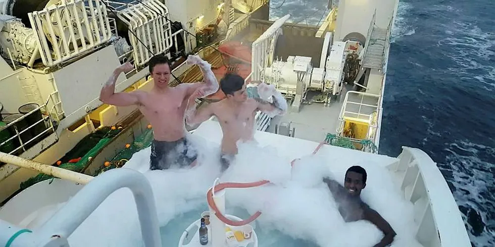TRIVES: Spaavdelingen på «Gadus Neptun». Foto: «Gadus Neptun»