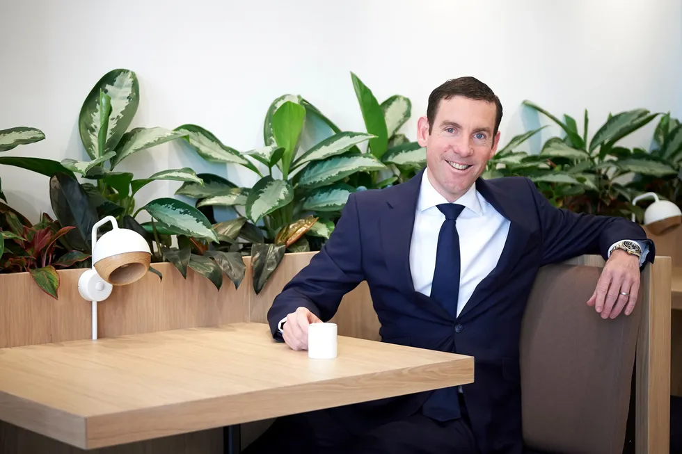 Lex Greensill er toppsjef og grunnlegger av det britiske fondet Greensill Capital, som nå risikerer konkurs. Her avbildet i mai 2019.