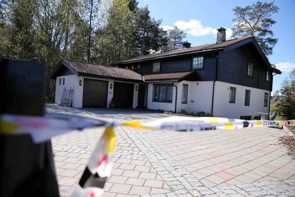 Hagen-familiens bolig i Sloraveien i Lørenskog.