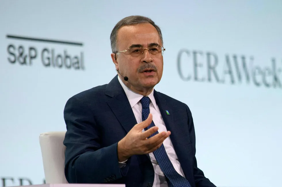 Saudi Aramco chief executive Amin Nasser.