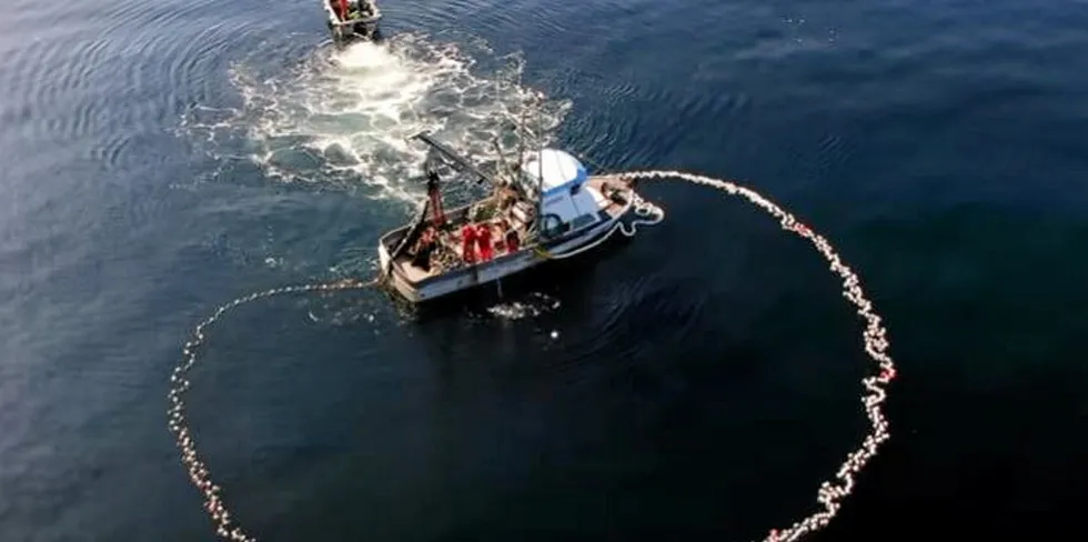 . Salmon seining in Alaska.