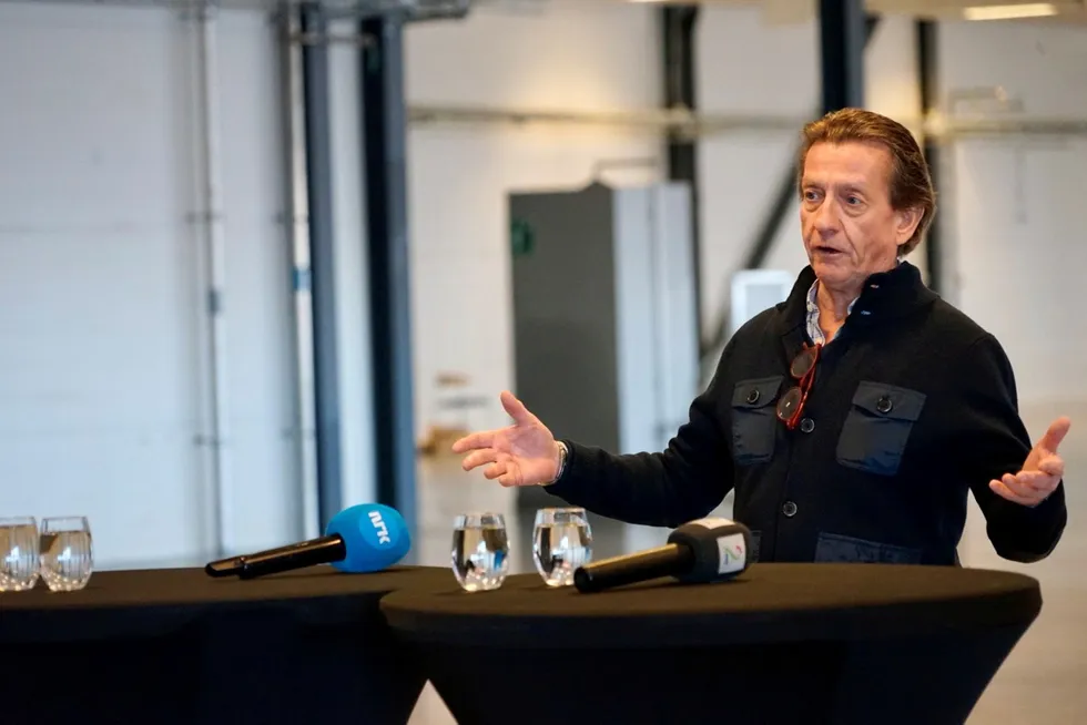 Daglig leder Tore Enger og Teco 2030 har kommet på etterskudd med lønn til sine 60 ansatte.